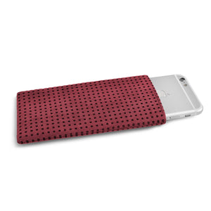 iPhone Alcantara Slip-Case Maroon - Wrappers UK