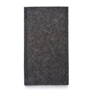 iPhone Wool Felt Cover Charcoal/Green - Wrappers UK