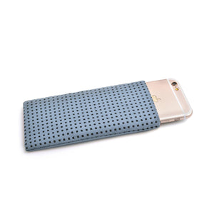 iPhone Alcantara Slip-Case Sky Blue - Wrappers UK